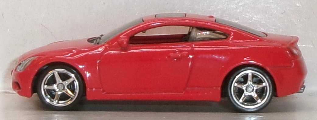 LOOSE 2021 MATCHBOX 1:64 RED 2010 INFINITI G37 COUPE WHEEL SWAP REAL RIDERS