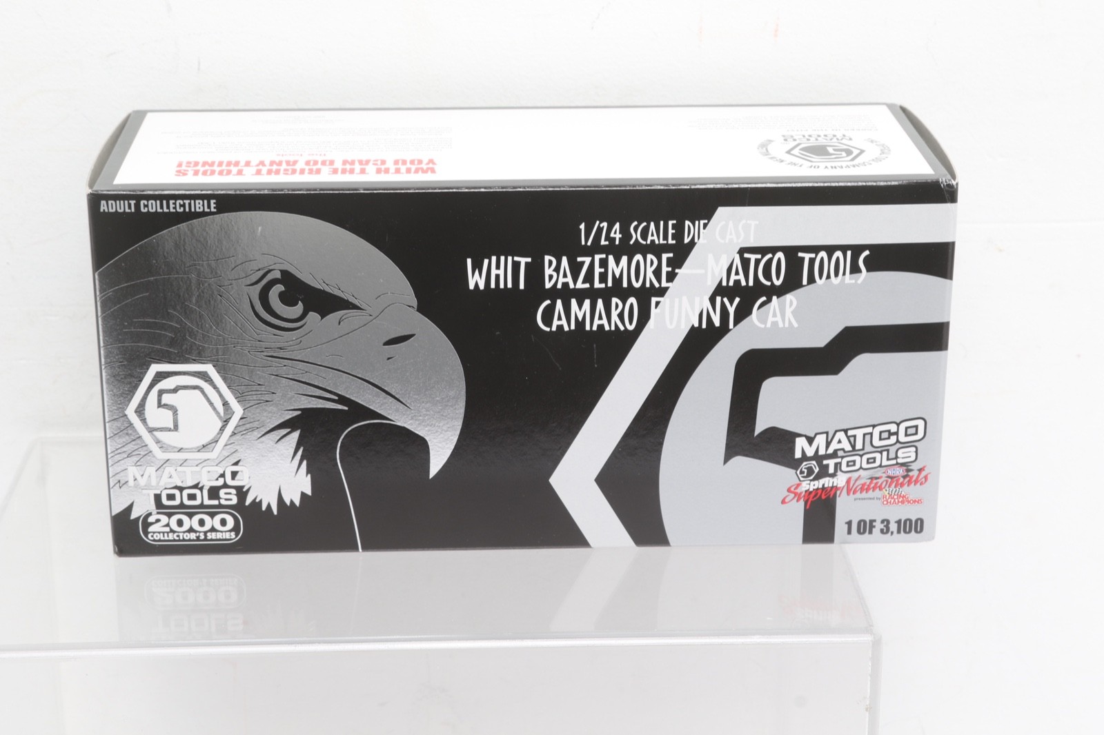 MATCO TOOLS WHIT BAZEMORE CAMERO FUNNY CARS 1:24 DIE CAST WBE2420R