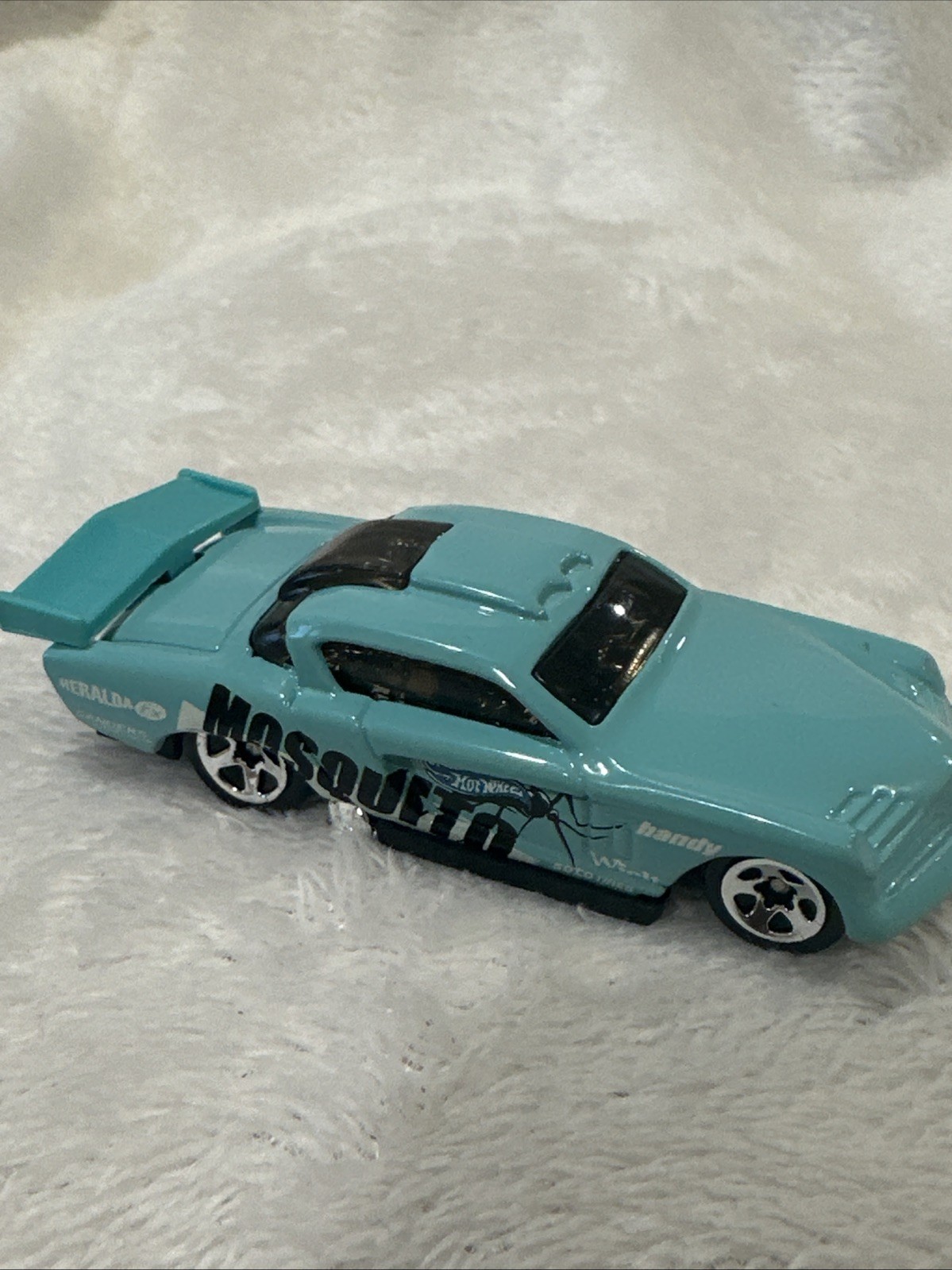 1998 Hot Wheels AT-A-Tude Mosquito Dragster Blue.