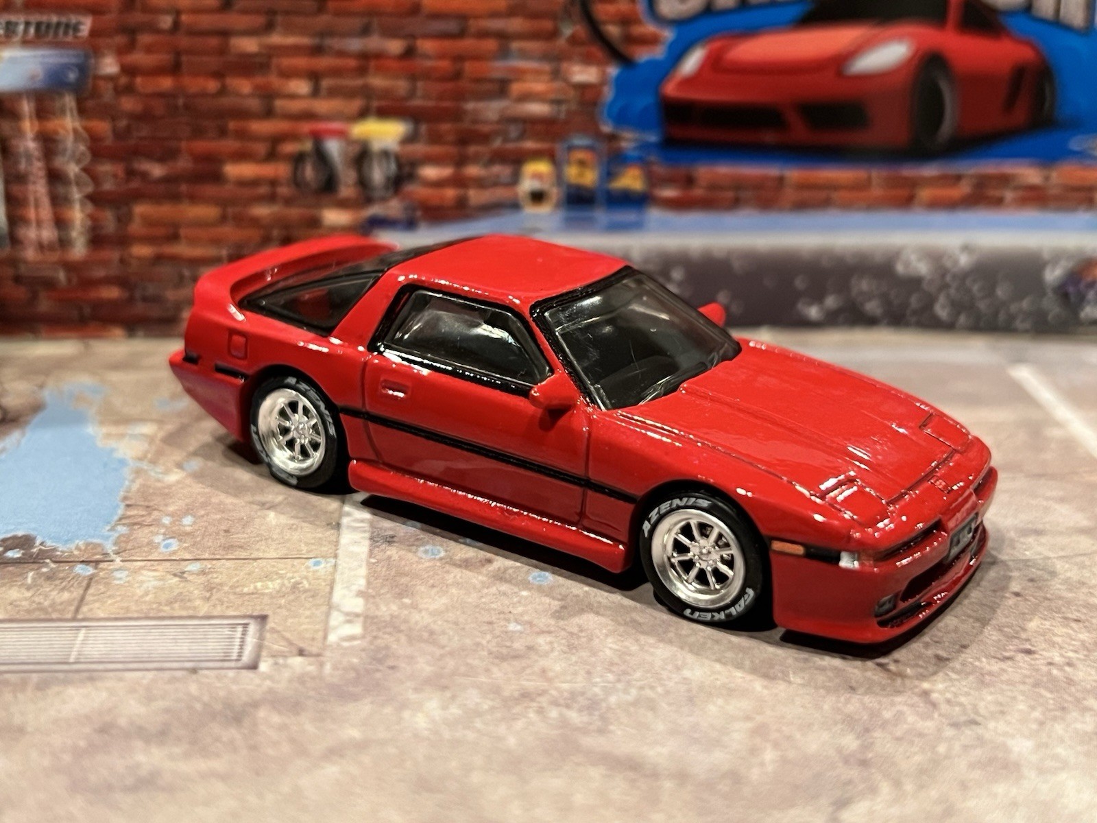 ’89 Toyota Supra * RED * 2025 Hot Wheels Car Culture RONIN RUN 2 * Wheel Swapped