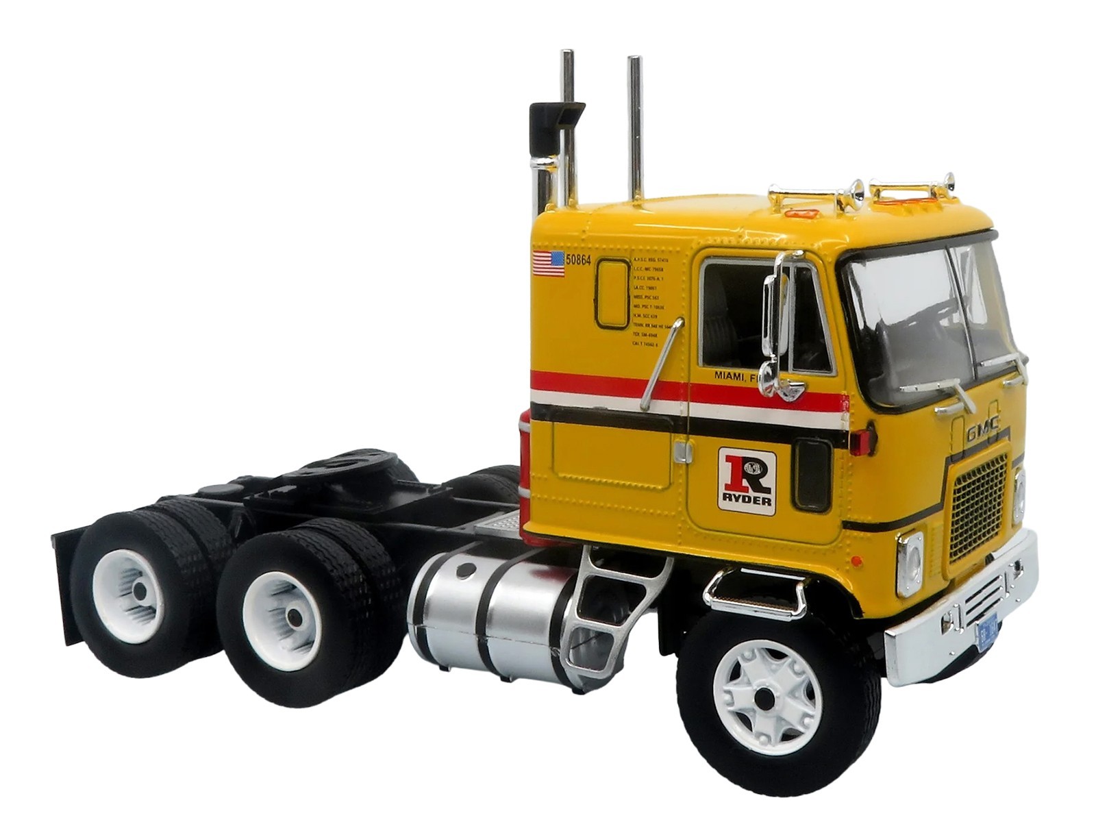 1970 GMC ASTRO 95 W/TRAILER “RYDER TRUCK RENTAL” 1/43 BY ICONIC REPLICAS 43-0662