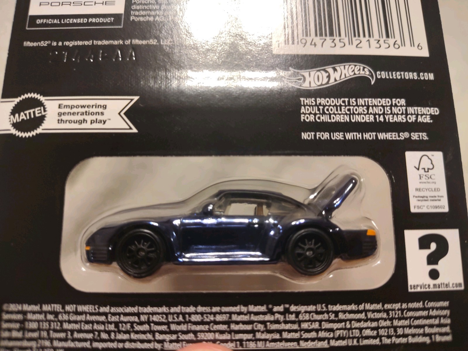 Hot Wheels Red Line Club Porsche 959 1:64 Blue Diecast Limited Edition 2024