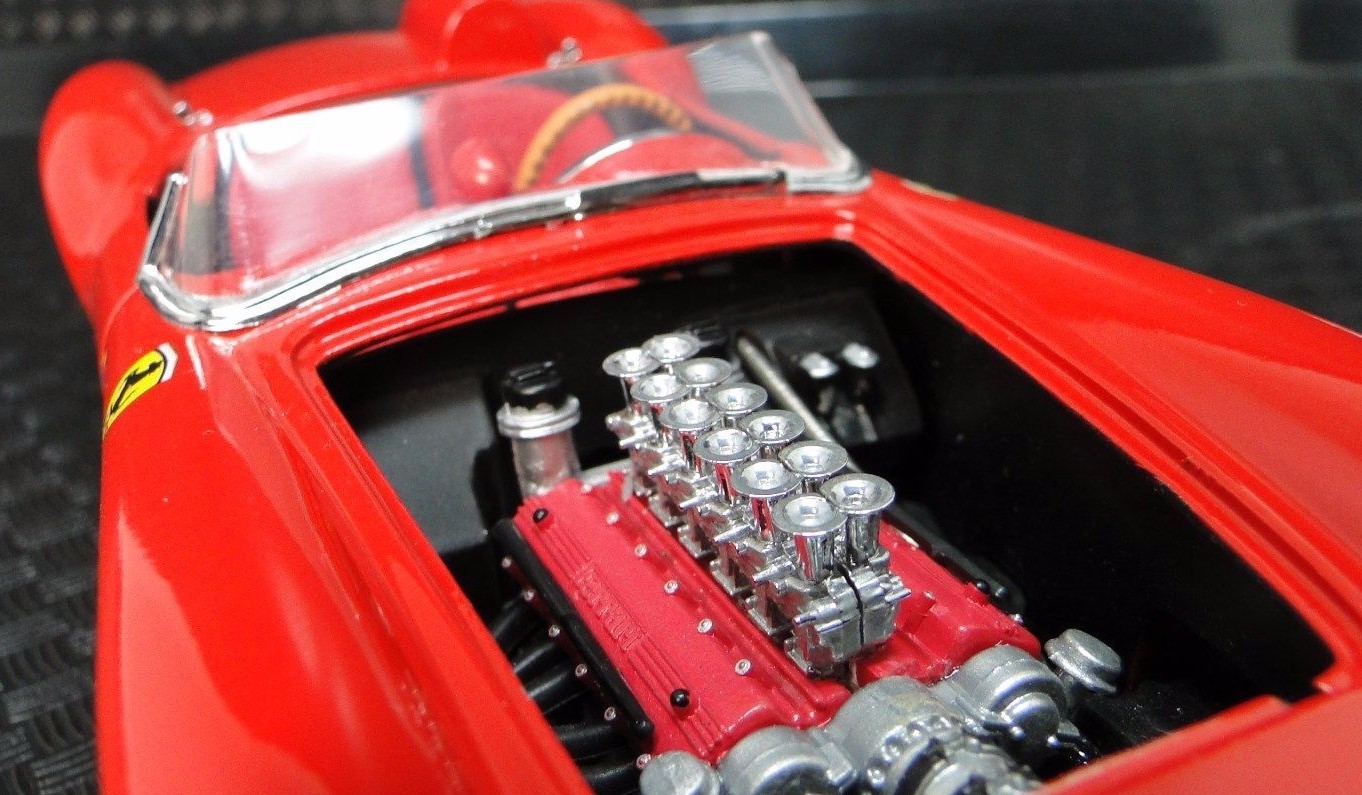Ferrari Race Car Custom Built Model1 24Hot Rod12Metal Diecast Model18