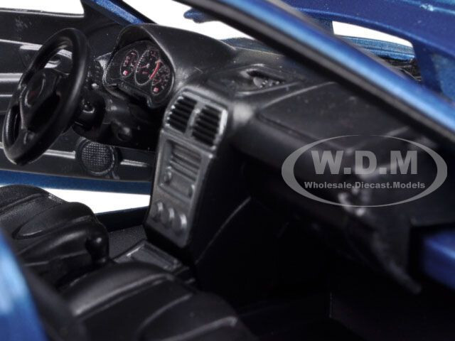 SUBARU IMPREZA WRX STI BLUE 1/24 DIECAST MODEL CAR BY MOTORMAX 73330