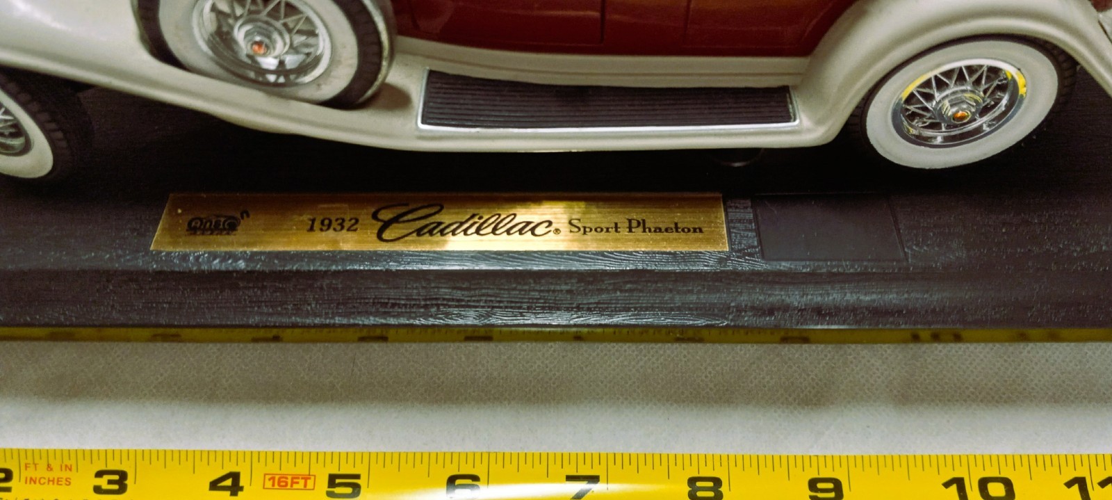 Anson Classic 20-1932 V16 Cadillac Sport Phaeton 1:18 Scale Removable Top NIB