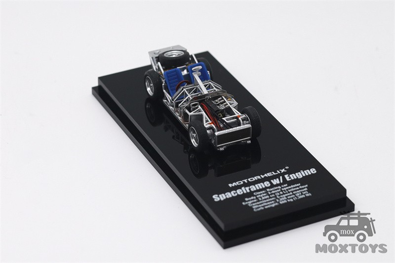 MOTORHELIX 1:64 Spaceframe w/ Engine Collector’s Vehicle Model Car