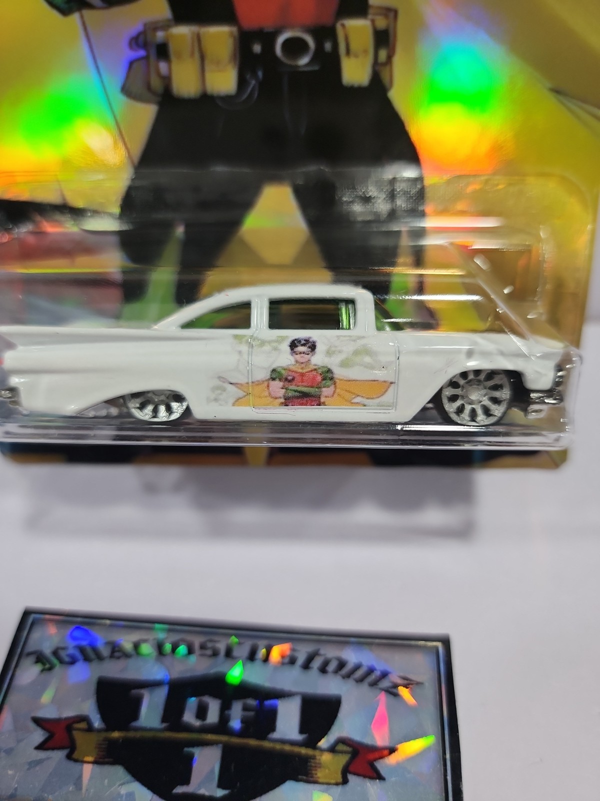 Hot Wheels ’59 Chevy Impala CUSTOM TIM DRAKE ROBIN THEME RESEALED CUSTOMIZED