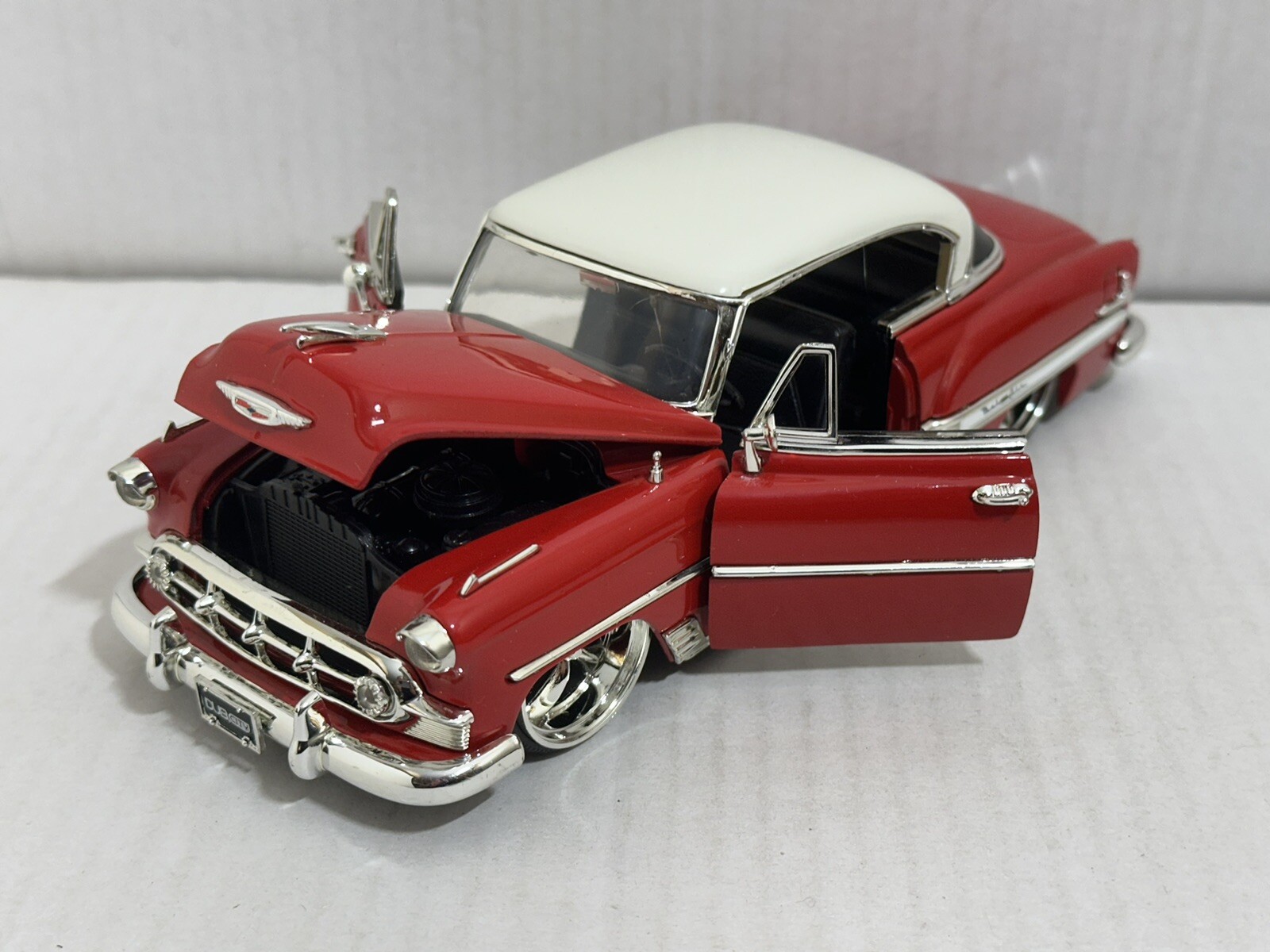 JADA DUB 1953 CHEVY BEL AIR RED 1:24 DIECAST MODEL CAR NEW NO BOX