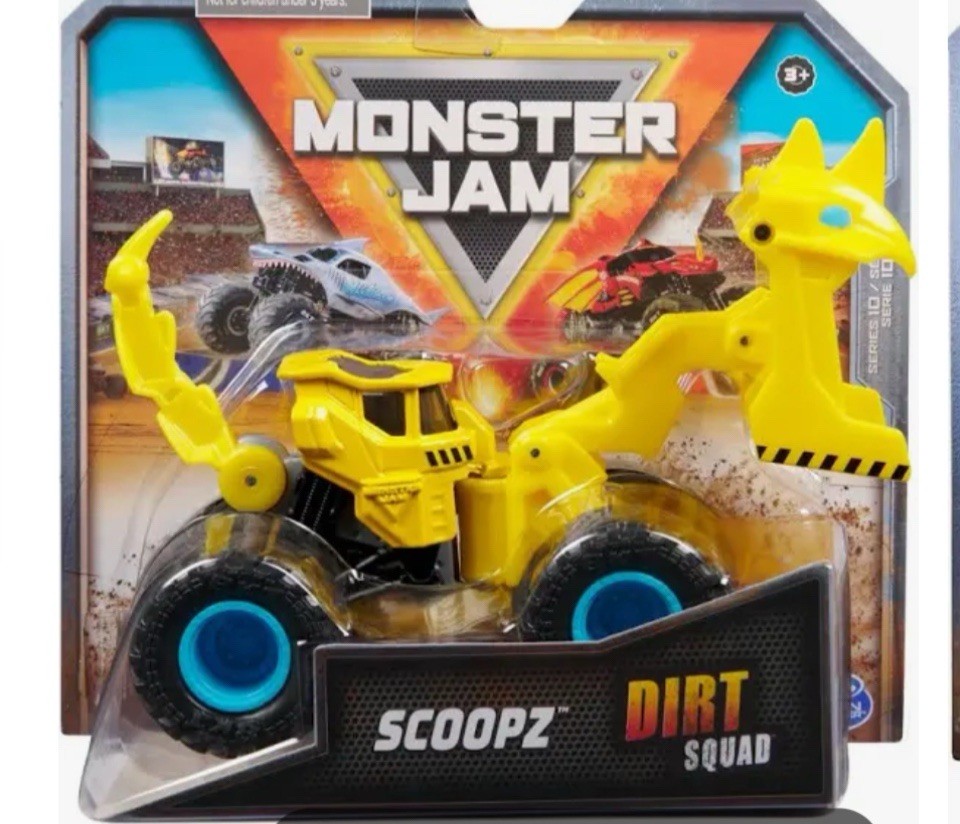 Monster Jam Scoopz from Dirt Squad True Metal Series 10 by Spin master