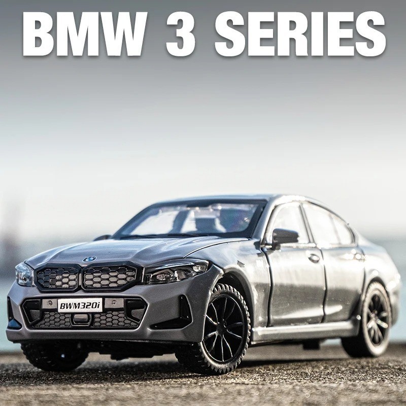 BMW 320i G20 1:32 Scale Alloy Diecast Car Model Sound & Light Vehicle Toy Gift