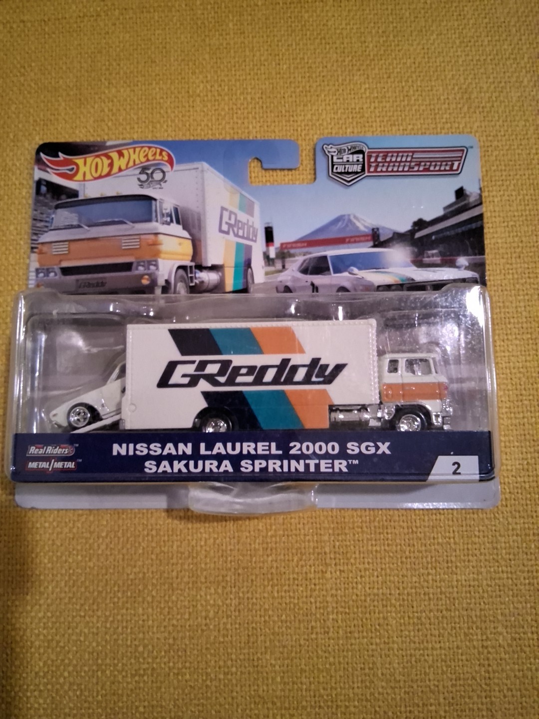 Hot Wheels Team Transport NISSAN LAUREL 2000 SGX SAKURA SPRINTER 🔥02