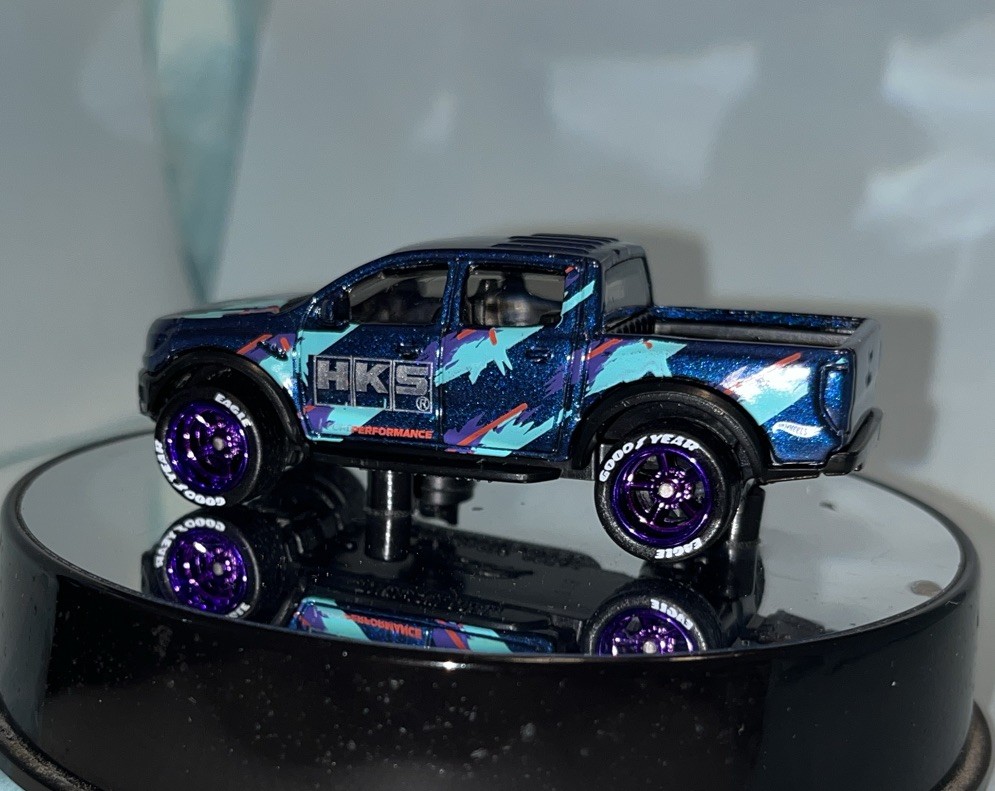 “Custom Made” Hot wheels HKS ‘19 Ford Ranger raptor HKS real riders Added!