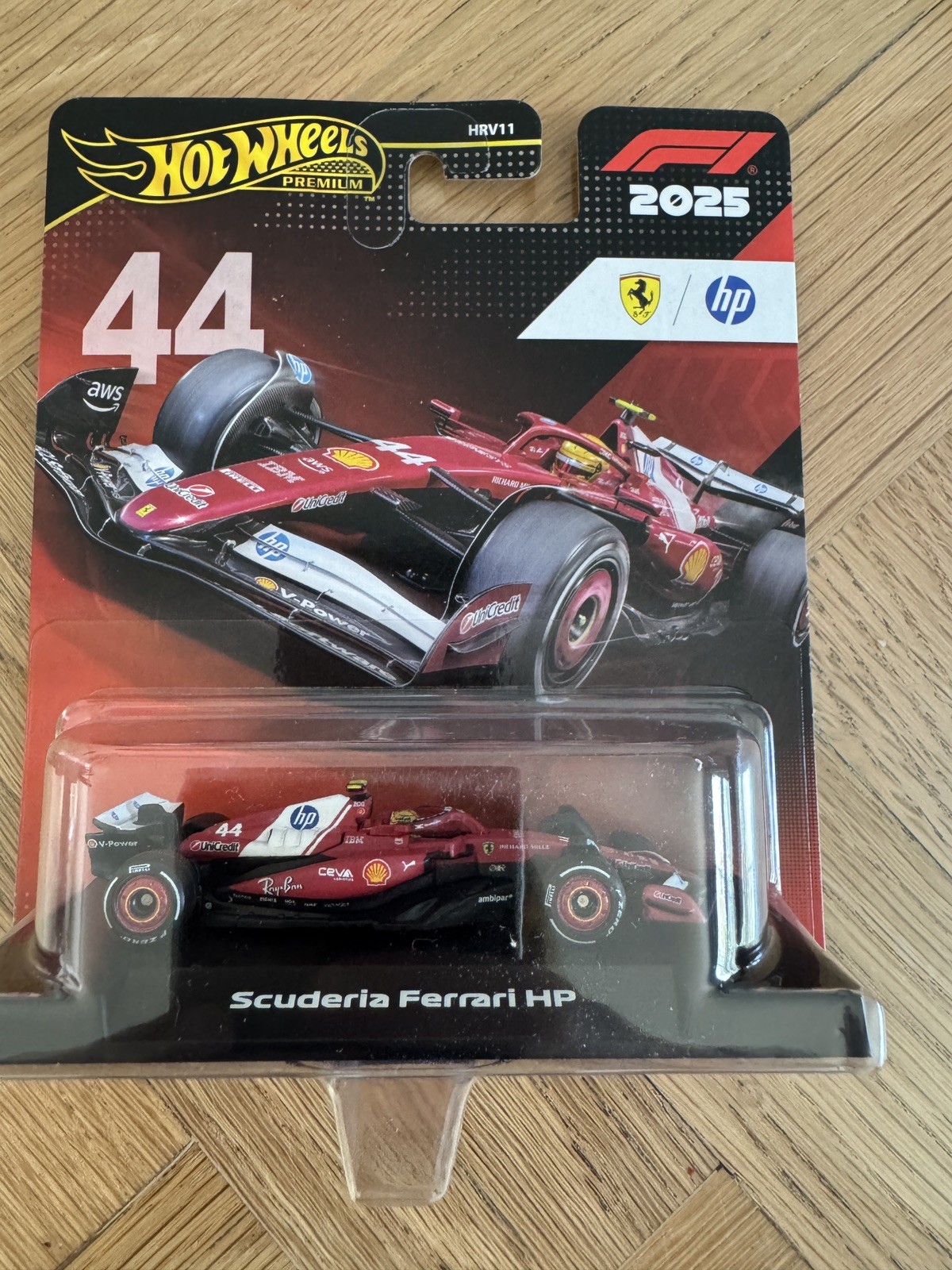 Hot Wheels Premium F1 Ferrari HP 2025 #44 Lewis Hamilton–UK Stock –Fast Dispatch