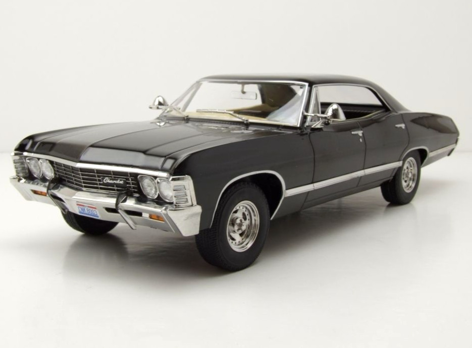 MCG 1/18 SAM & DEAN’S 1967 CHEVROLET CHEVY IMPALA IN BLACK “BABY” “SUPERNATURAL”