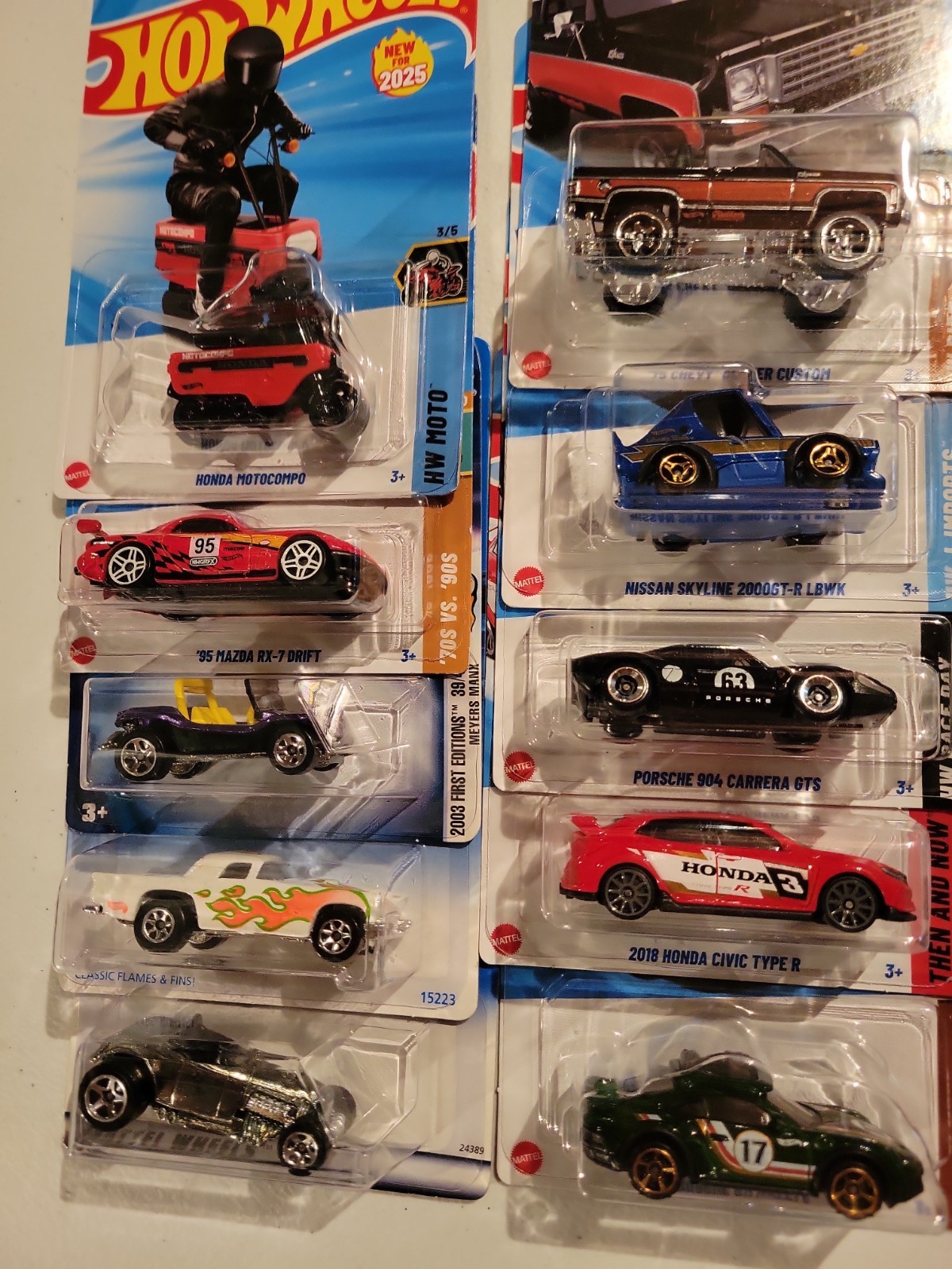 Hot Wheels Lot Of 20 Vw Chevy Porsche Datsun Skyline Honda Mazda Gas Monkey
