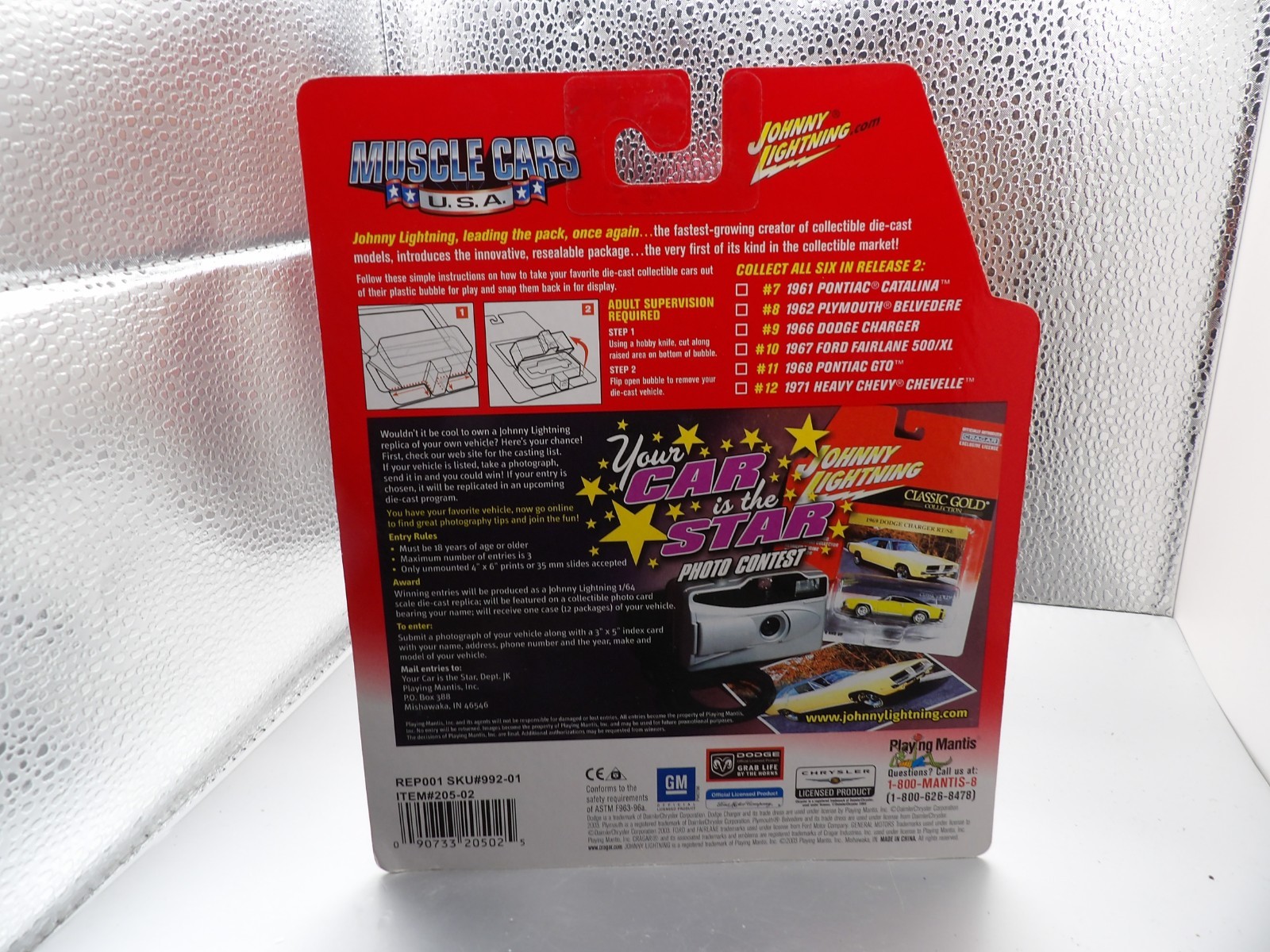1961 PONTIAC CATALINA 2003 JOHNNY LIGHTNING MUSCLE CARS U.S.A. 1:64