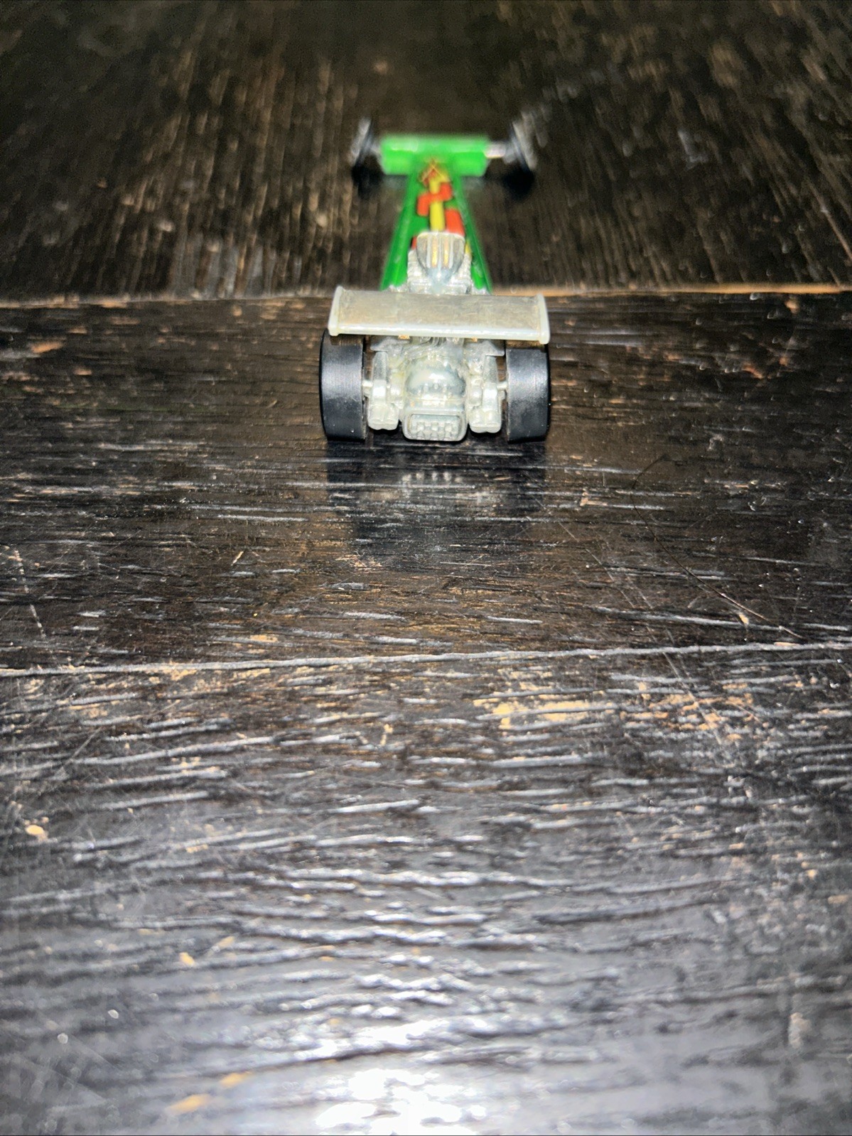 HOT WHEELS VTG 1:64 1975 COOL ONE DRAGSTER FUNNY CAR GREEN BLACKWALL