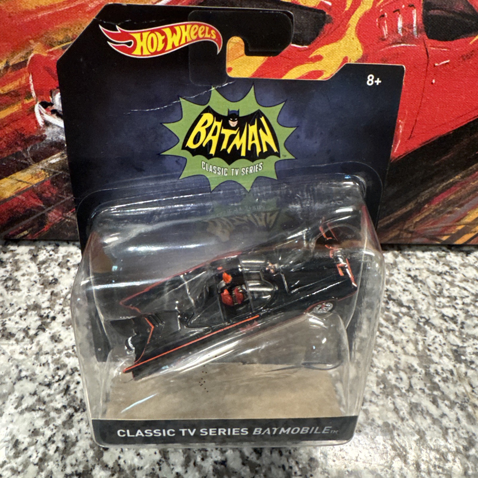 Hotwheels Batman Classic Tv Series Batmobile 1:50 Scale