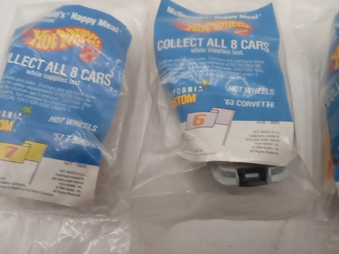 1990 McDonald’s Hot Wheels Custom Set of 4 #ugb6