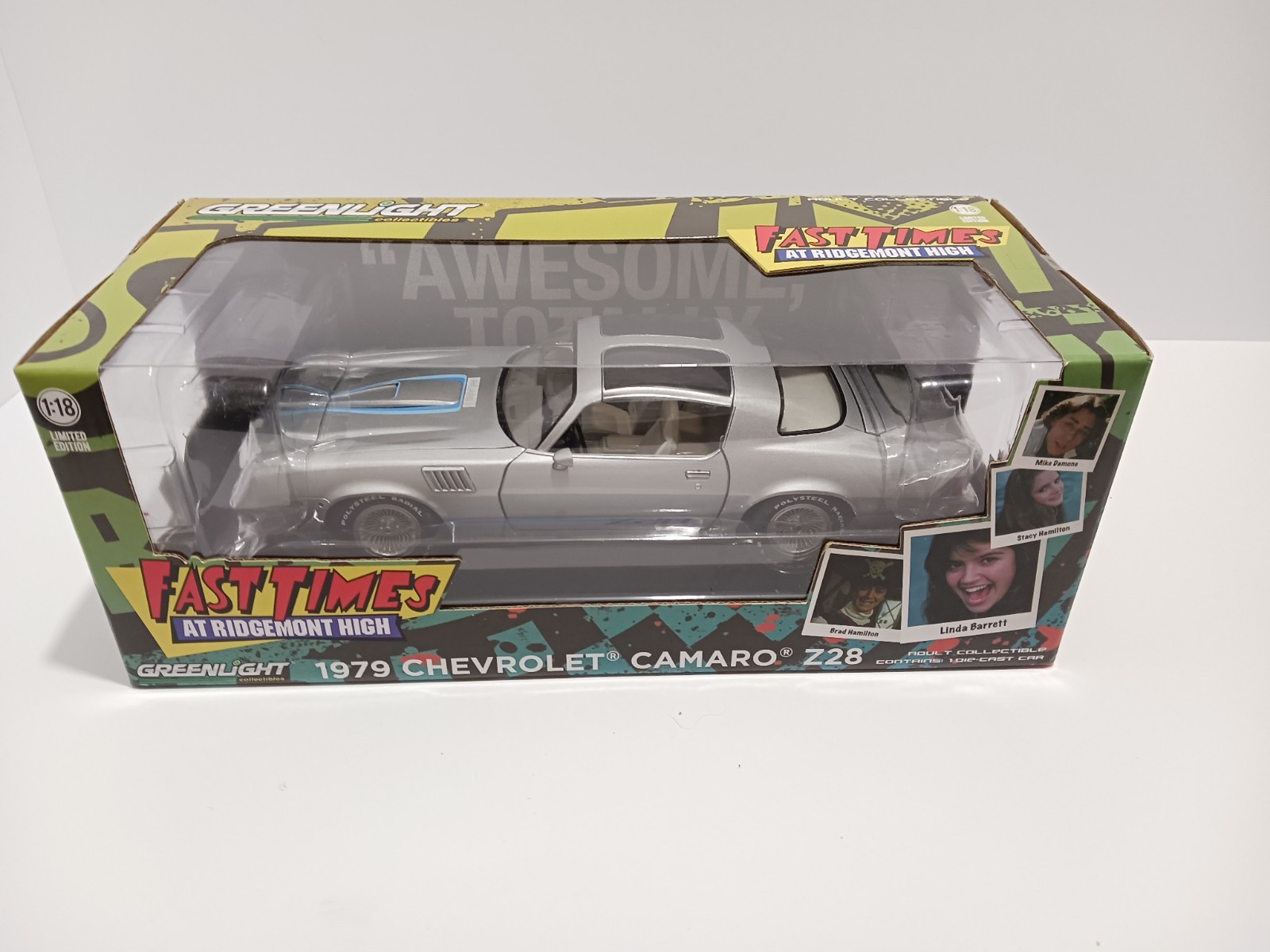 Rare 1:18 “Fast Times At Ridgemont High” 1979 Z/28 Camaro, Made by Greenlight,