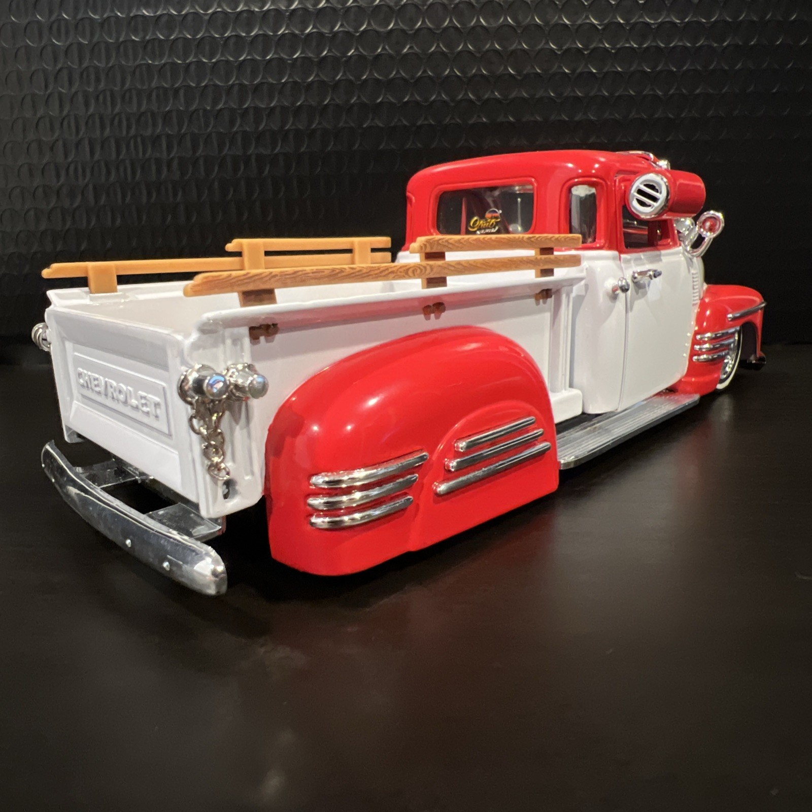 OG Chevy Street Low 1951 Chevrolet Pickup Truck Lowrider Diecast Car 1:24 Nice!