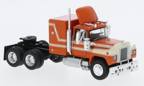 BREKINA 1966 MACK RS 700 TRACTOR ORANGE HO 1/87 PLASTIC