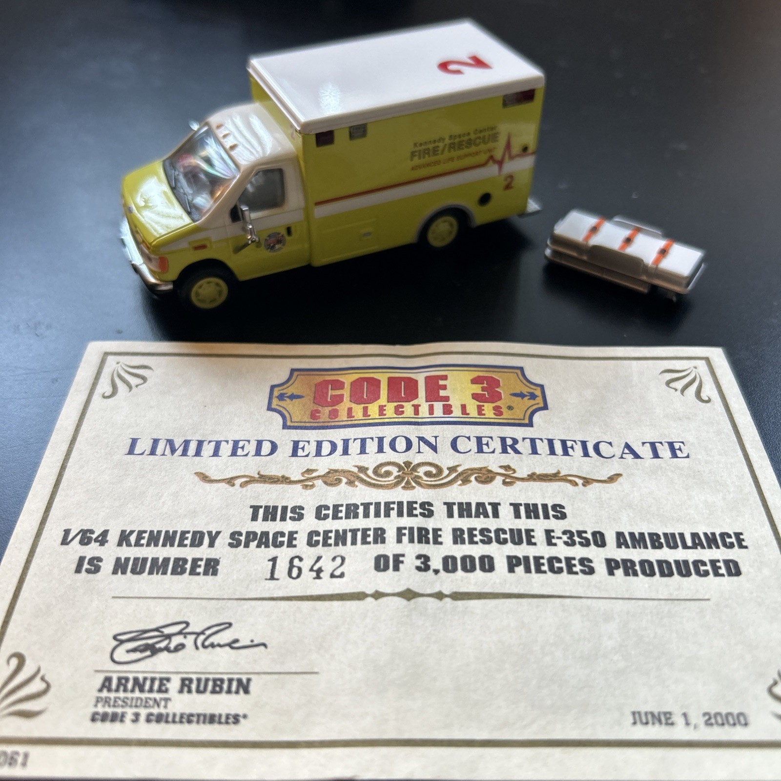 Code 3 Kennedy Space Ctr. Ford E-350 Ambulance 2 (12061)