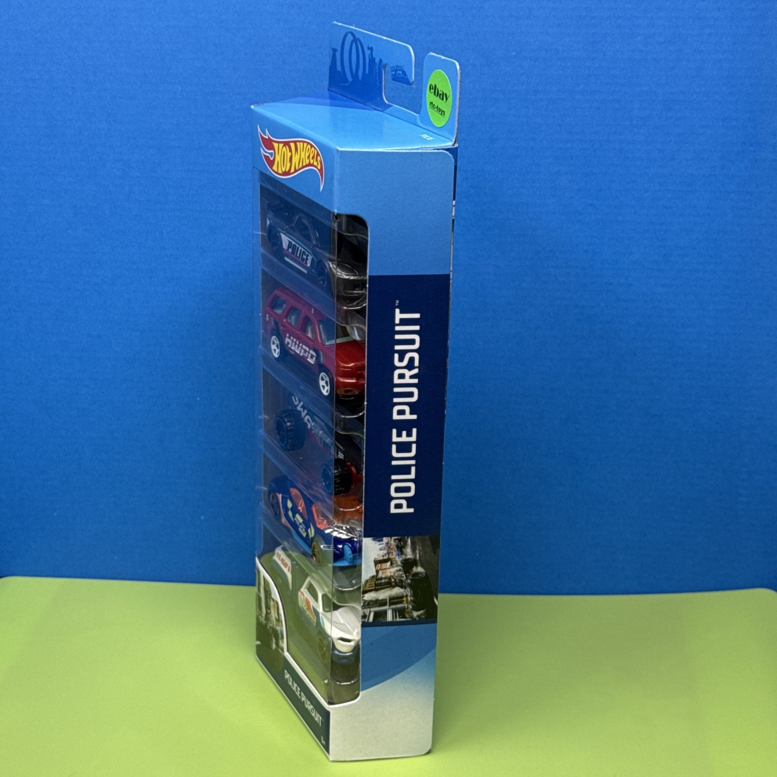 Hot Wheels Police Pursuit 5-Pack FYL15 Swat Task Force HWPD New 2019