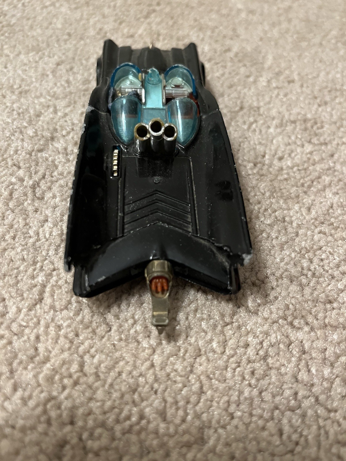 Corgi Batmobile Batman Black/Blue Diecast Toy Car w/ Batman Figure Lincoln