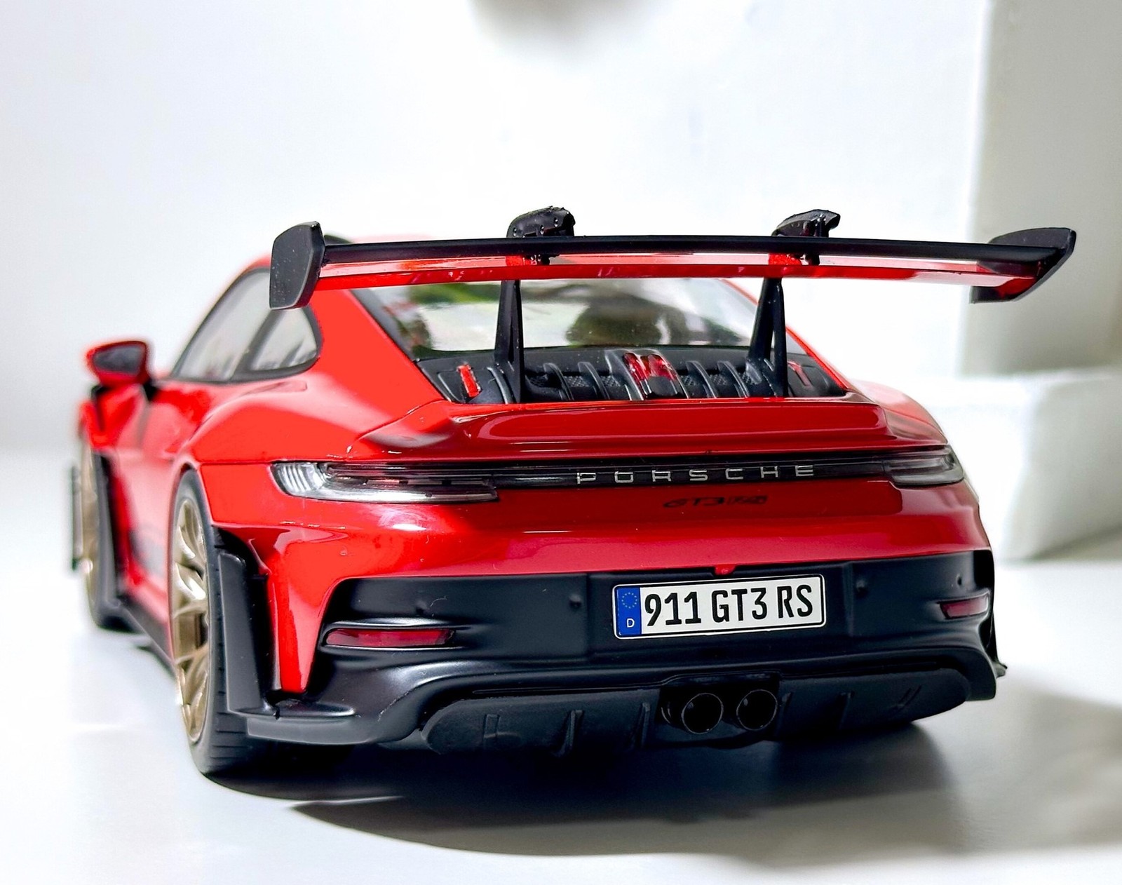 2024 Porsche 911 992 GT3 RS Red in 1:18 scale by Solido