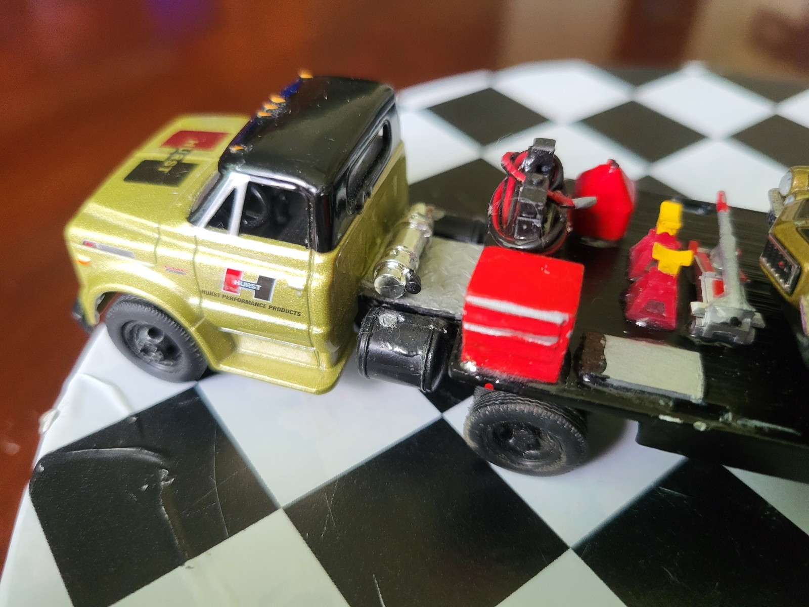 M2 Gold Hurst Series Customized ,70 GMC 5500 Truck, 69 Olds,70 Chevy Comaro 1/64