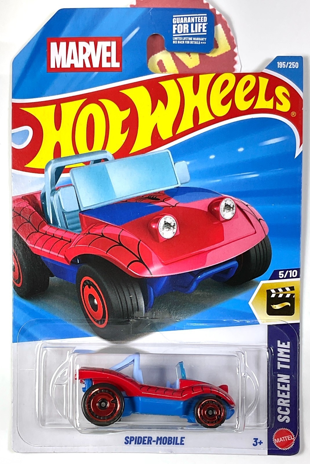 2026 Hot Wheels Spiderman Spider-Mobile Buggy Marvel Screen Time 5/10 #195
