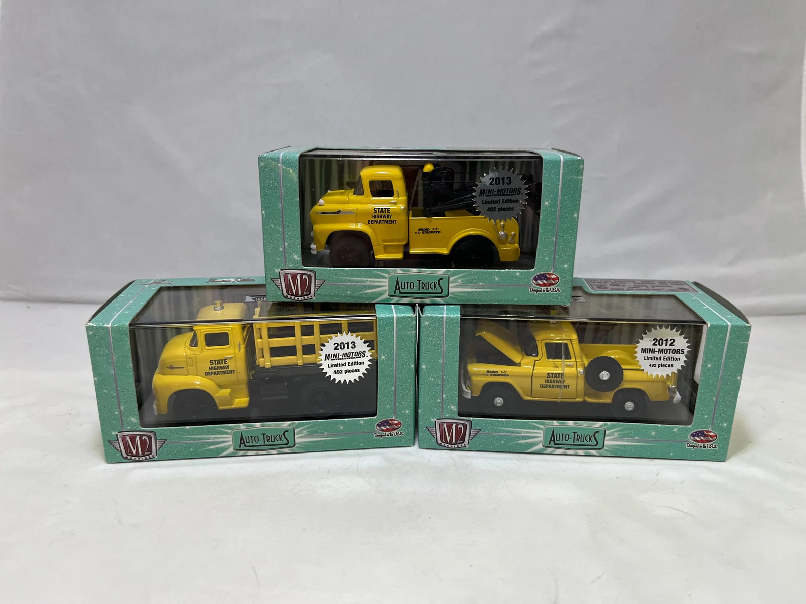 # 01103 – Mini-Motors, Inc. M2 State Hwy Department Set – 8 Pcs.