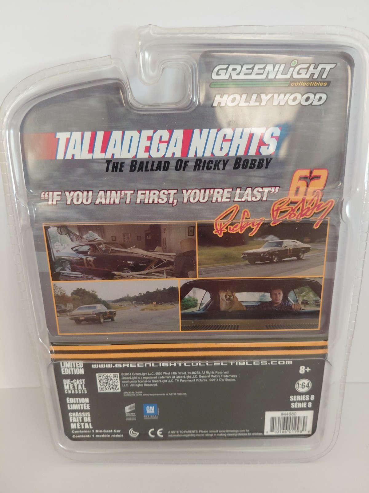 Greenlight Hollywood 1969 CHEVY CHEVELLE TALLADEGA NIGHTS Ricky Bobby Series 8