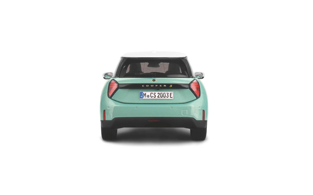 NEW MINI 1:18 DIECAST MODEL – MINI COOPER SE IN OCEAN WAVE GREEN – 80435B5CFC2