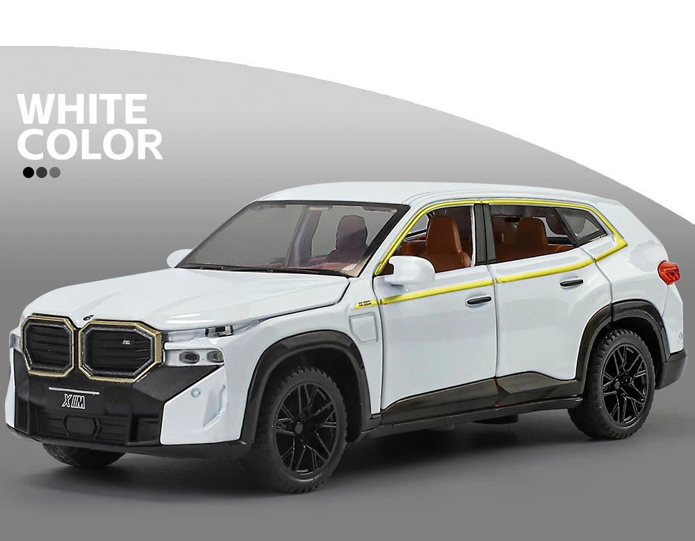 1:32 The XM SUV Alloy Sports Car Model Diecast Metal New Energy Car Vehicles Mod