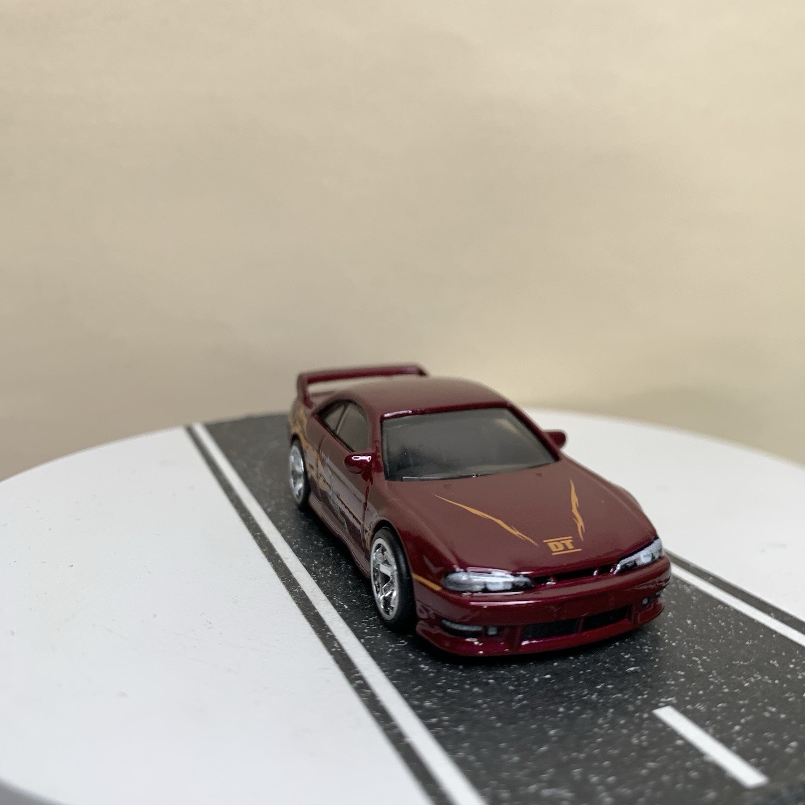 Hot Wheels Premium Fast & Furious 1997 Nissan 240SX S14 Dark Red w/6 Spoke NM