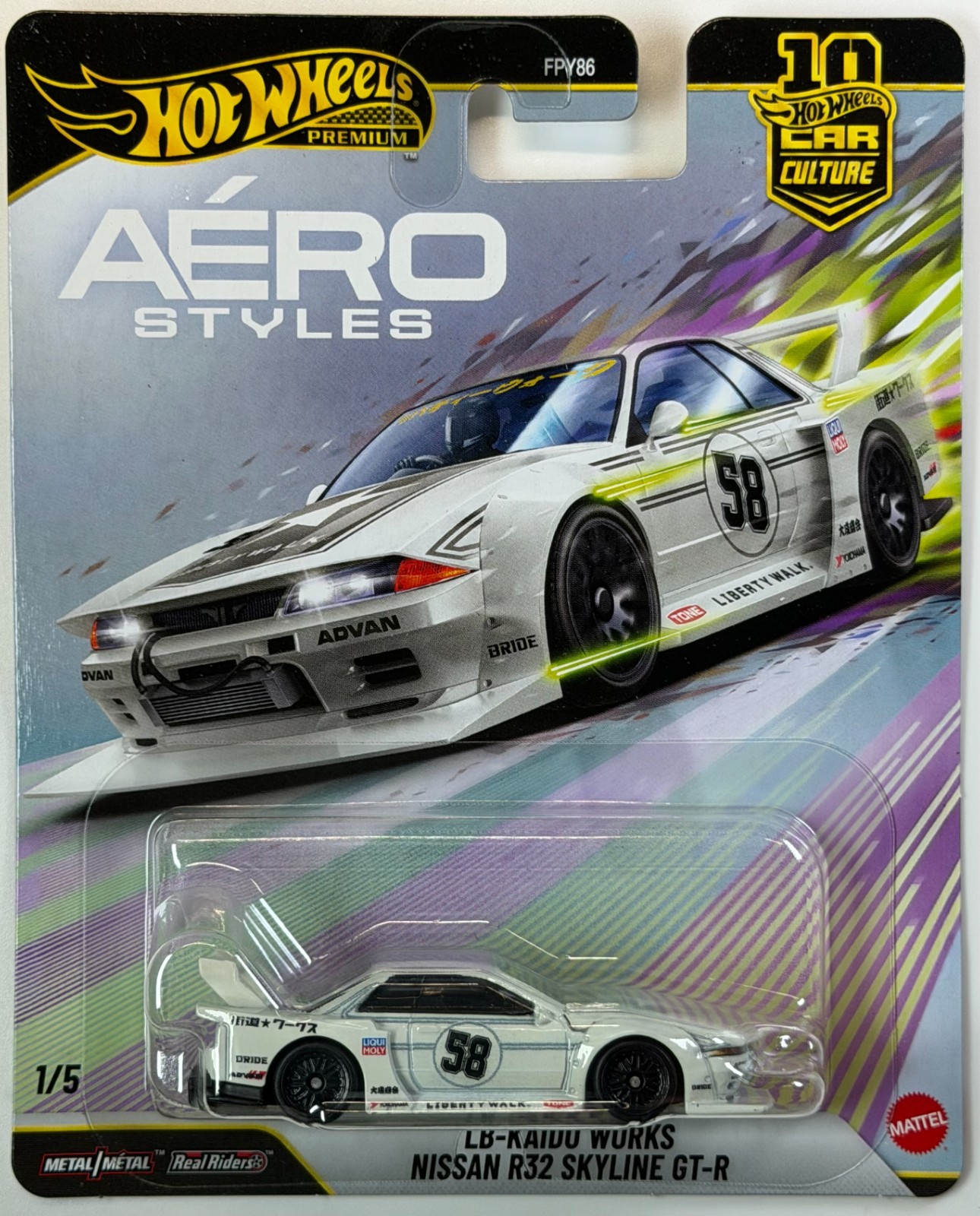 Hot Wheels 2026 Car Culture Aero Styles – Set of 5