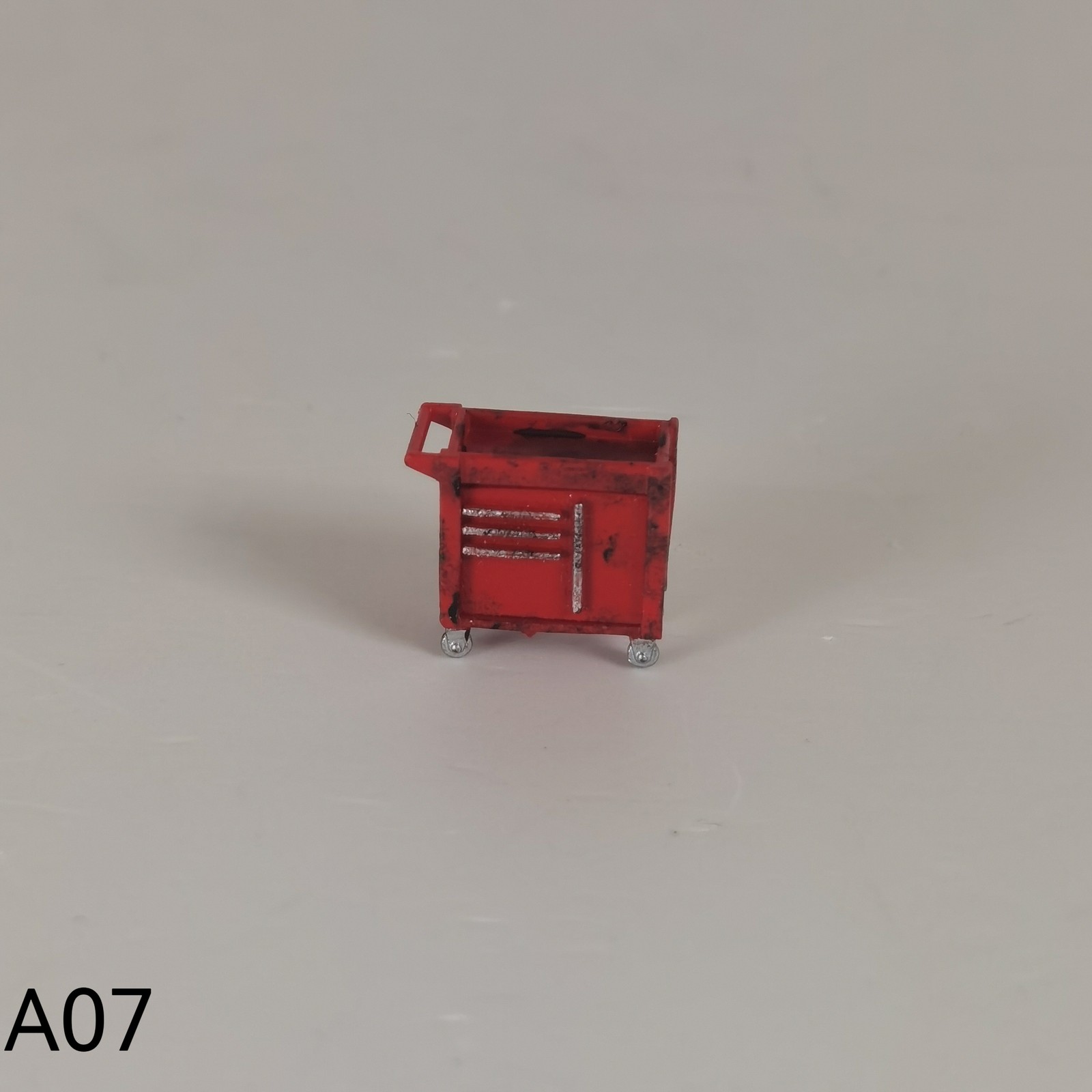 1/64 Diorama Car Garage Tool Cart Model Diecast Car Repair Workshop Accessories