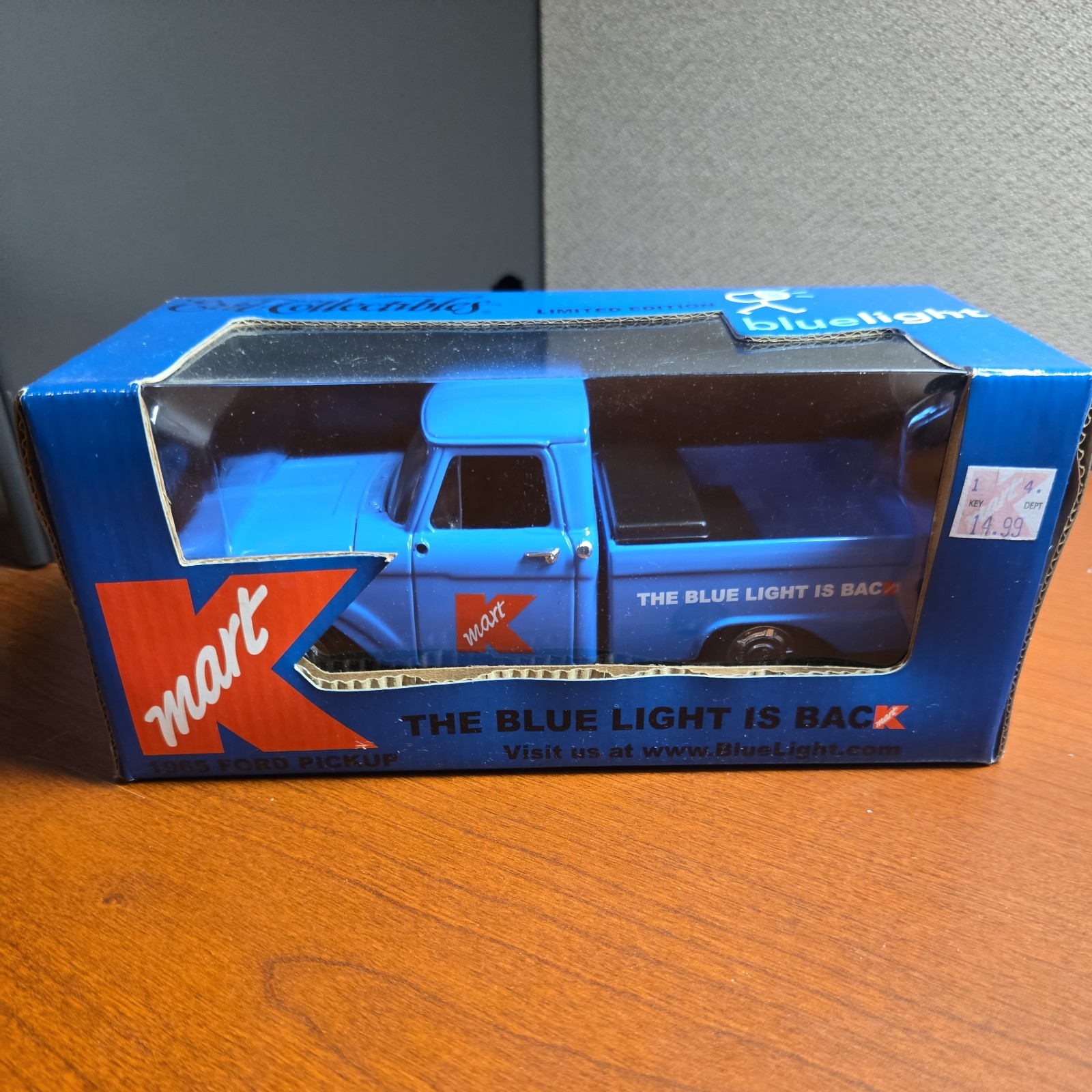 Ertl Collectibles 2001 Kmart “Blue Light is Back” 1965 Ford Pickup – New in Box
