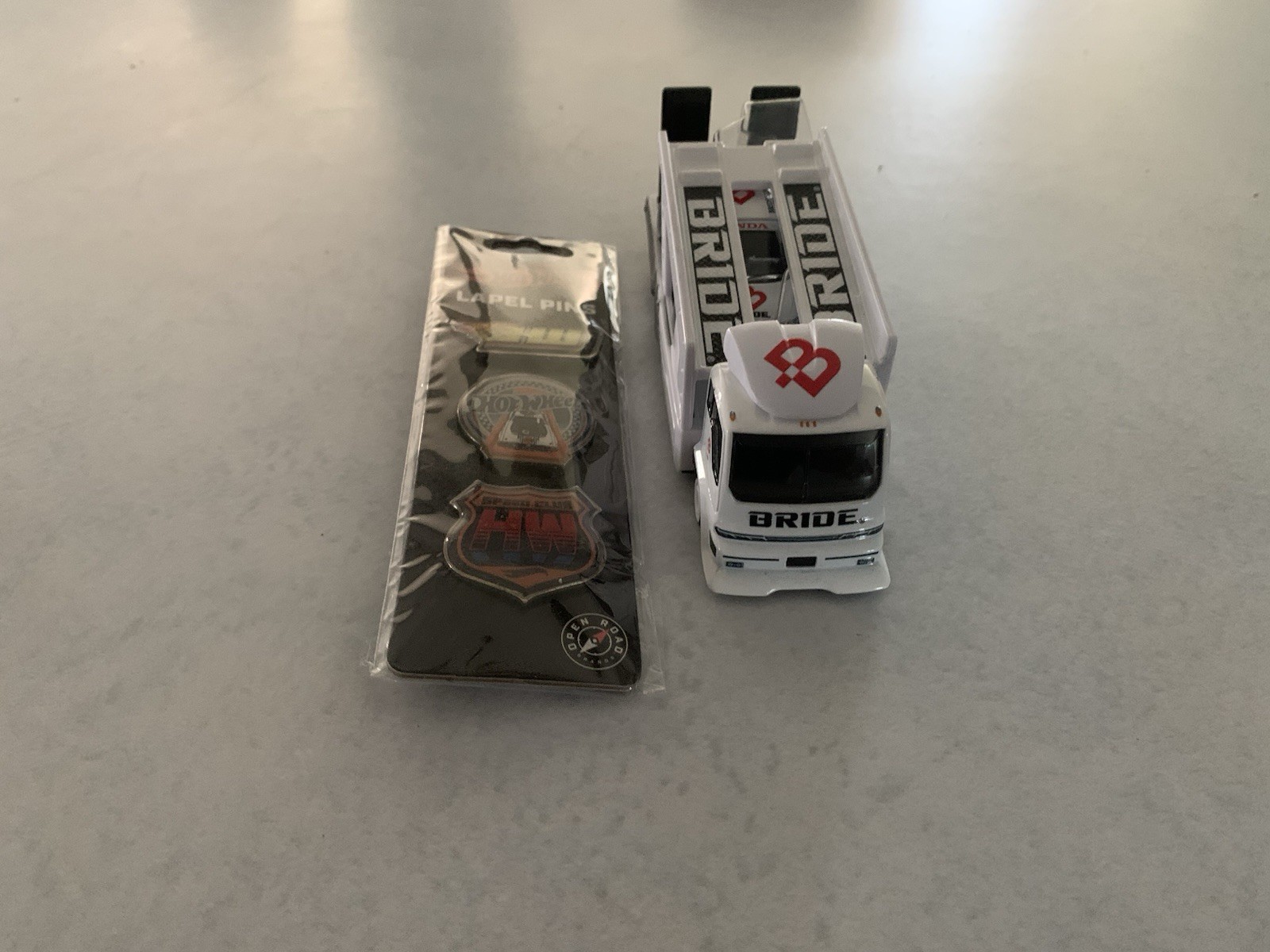 Hot Wheels Team Transport 07 Honda Civic Type R, Hauler & 3 Piece Pin Set 🔥 👀