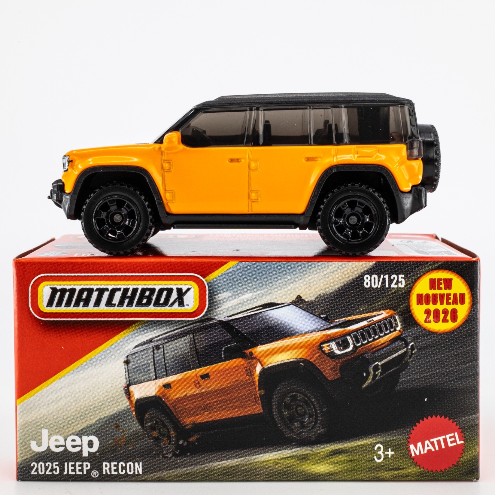 2026 Matchbox Power Grabs #80 2025 Jeep® Recon JOOSE (ORANGE) | FSB