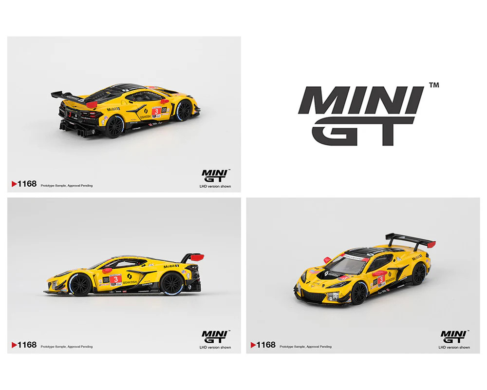 Mini GT 1:64 Chevrolet Corvette Z06 GT3.R #3 Corvette Racing IMSA Daytona #1168
