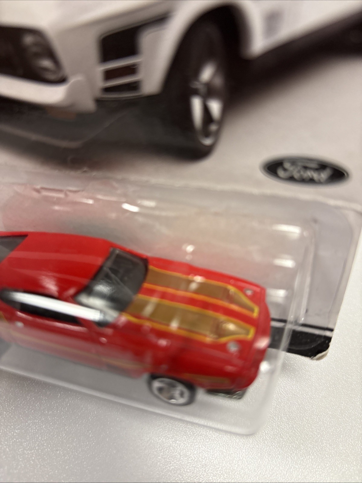 NIPn2014 Hot Wheels Mustang 50 Years Series 3/8 1971 FORD MUSTANG MACH 1 Red