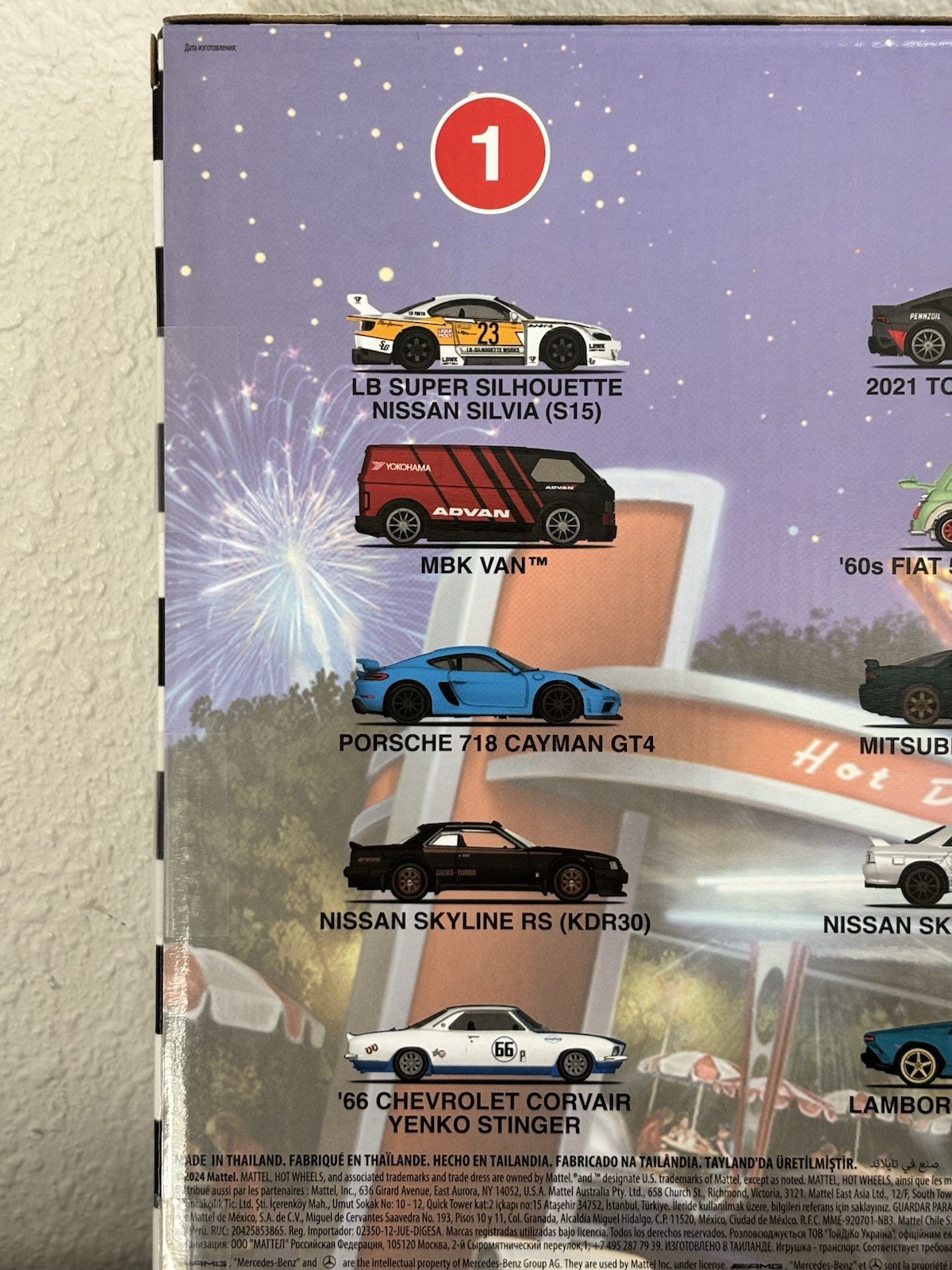Hot Wheels 2024 Boulevard 25-Car Factory Set Premium Diecast Collection HRW96