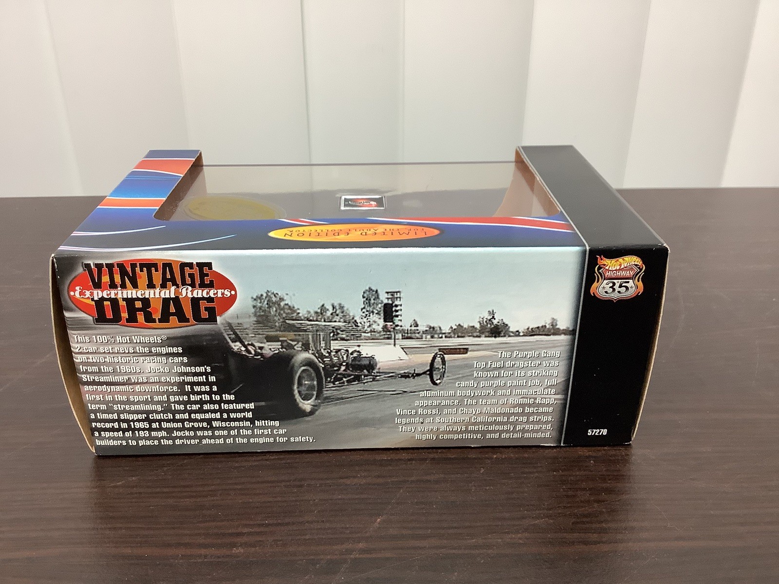 Vintage Drag Experimental Racers Dragster 2 Car Set 57270 2003 Hot Wheels 100%
