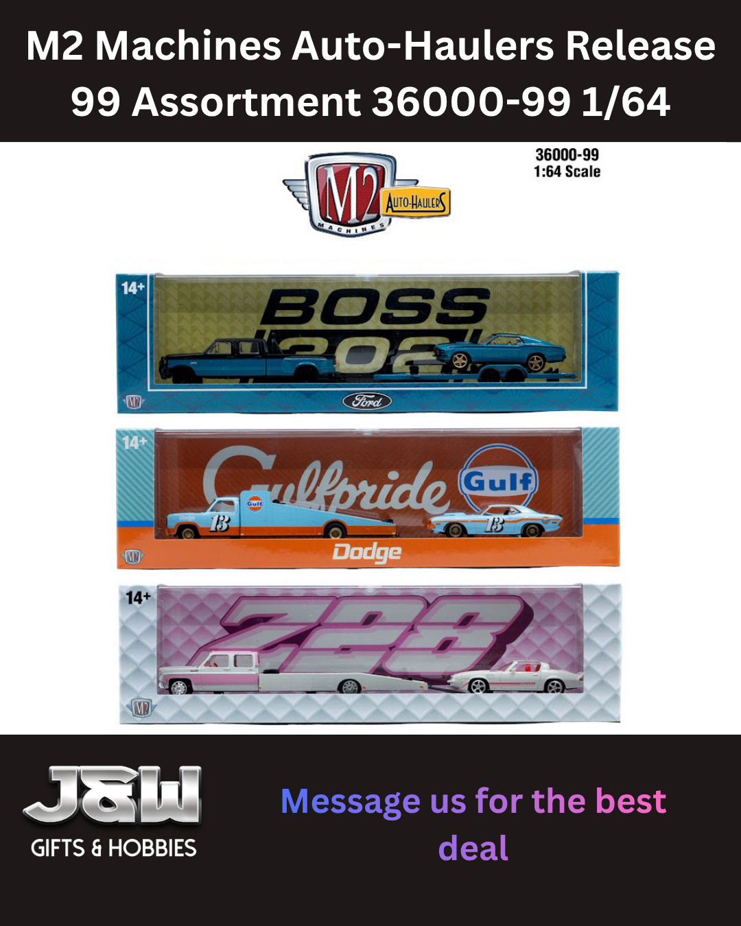 M2 Machines Auto-Haulers Release 99 Set 36000-99 1/64