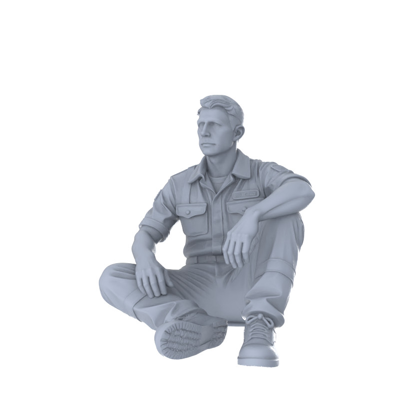 MRY-SFW LYTR352 1/64/87/160 Mechanic Hexad Auto Repair Figures DIY Decoration