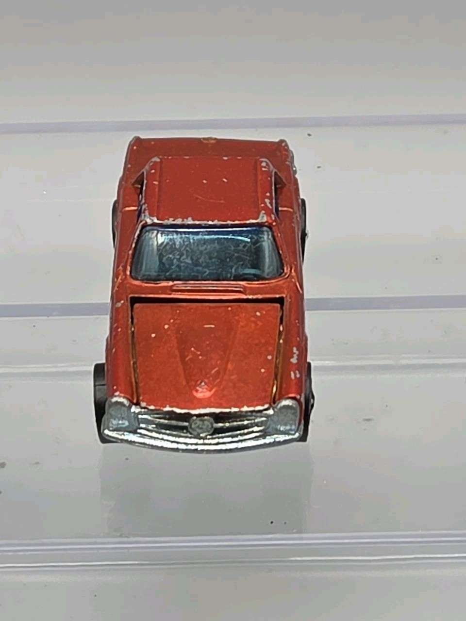 Hot Wheels Redline 1969 Mercedes Benz 280SL Orange Hong Kong