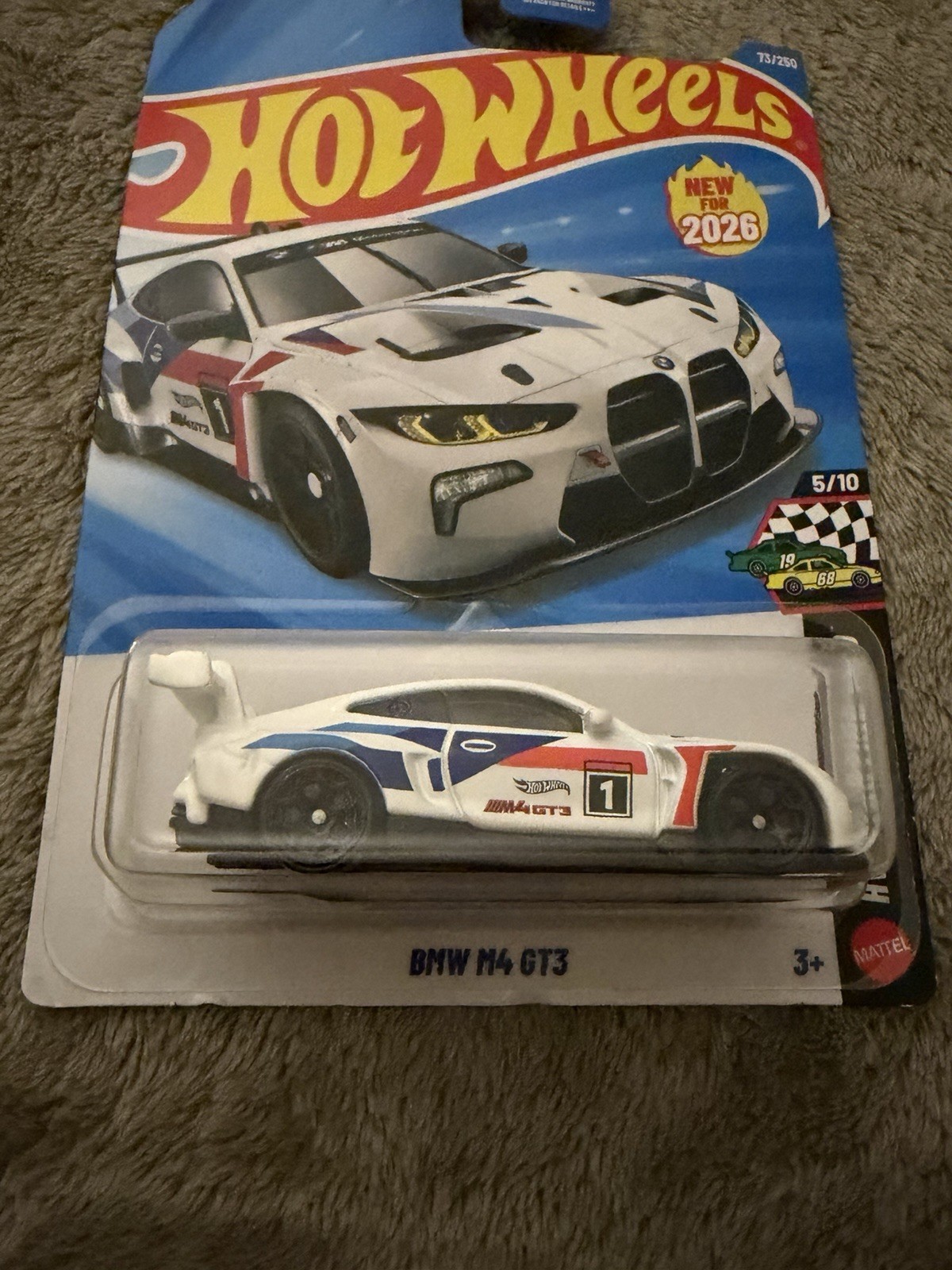 Hot Wheels Lot of 3 ’20 Toyota GR Supra BMW M4 GT3 Mazda RX-3 1:64 Sealed